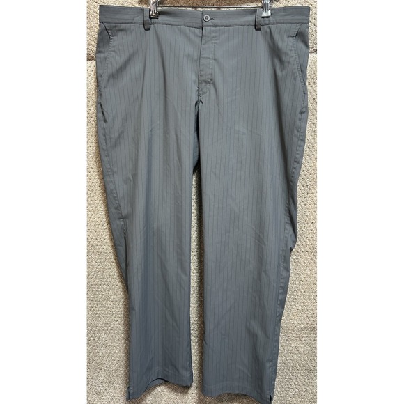 Nike Golf Tour Performance Dri-Fit Gray Striped Golf Pants Men's Size 40x30‎ - Picture 1 of 6